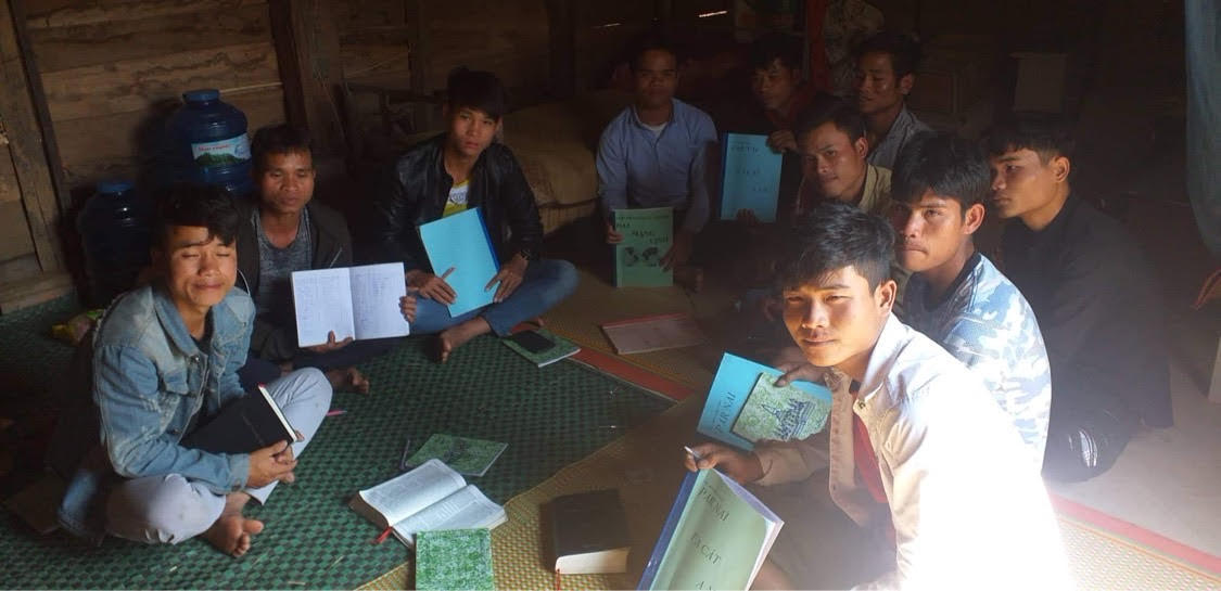 Bible class at night